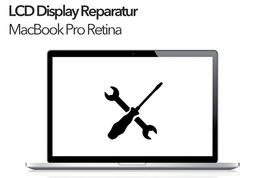 MacBook Retina LCD Display + Glas Reparatur A1389 A1502 A1425