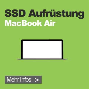 MacBook Air SSD Aufrüstung