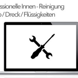 MacBook Pro Reinigung: Staub Flüssigkeiten säubern in München