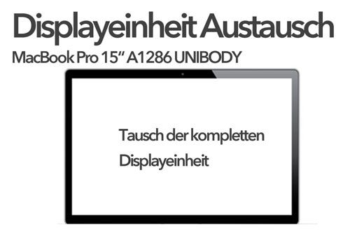 A1286 LCD Display Assembly Austausch MacBook Pro 15"