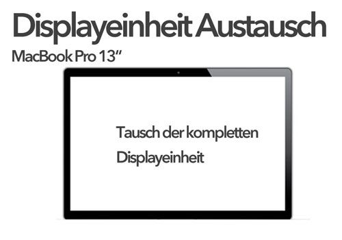 A1278 LCD Display Assembly Austausch MacBook Pro 13"