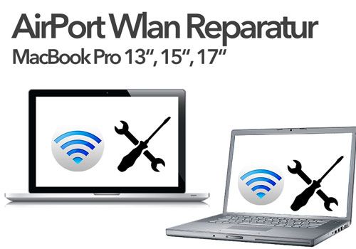 AirPort WLAN Reparatur Tausch MacBook Pro 13" 15" 17" A1278 A1286 A1297 A1260