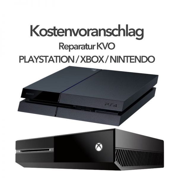 Playstation PS4 XBOX one WII U Reparatur Kostenvoranschlag KVO