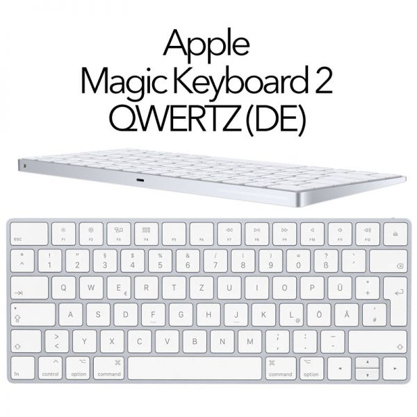 Magic Keyboard 2 QWERTZ (DE) Apple Neuware (bulk)