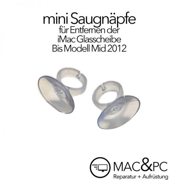Saugnäpfe für Displayglas Entfernung iMac 2007-2011