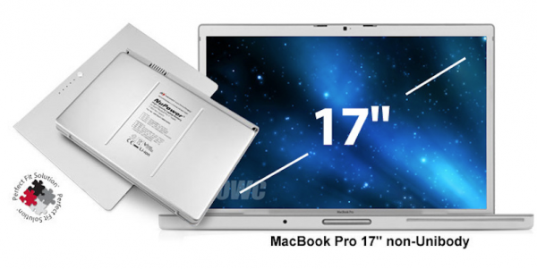 NuPower 75 Wh Batterie für MacBook Pro 17" (hergestellt 2006-2008), non-unibody