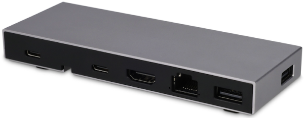 LMP USB-C Compact Dock 2 4K 6-Port USB-C Dock, ideal für MBA/Pro M1/M2 space grau