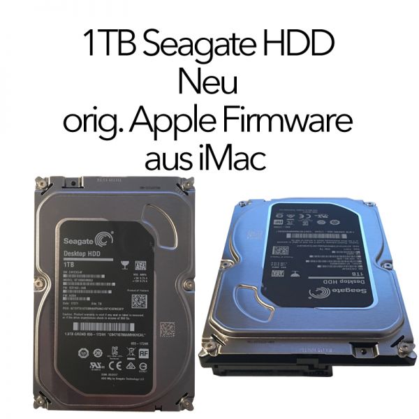 1TB Apple HDD Seagate ST1000DM003 Apple Firmware Neuware