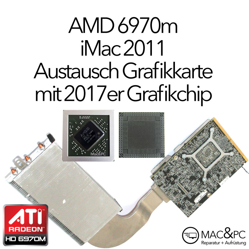 iMac 2009 2010 2011 GPU Grafikchip Grafikkarte Reparatur 
