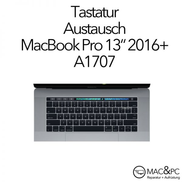 Austausch Tastatur Keyboard MacBook Pro 13" A1707 2016+