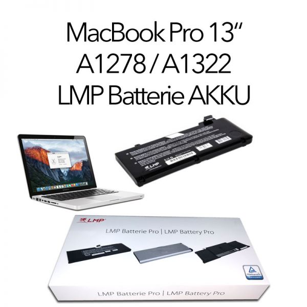 LMP MacBook Pro 13" Batterie Austausch A1278 A1322