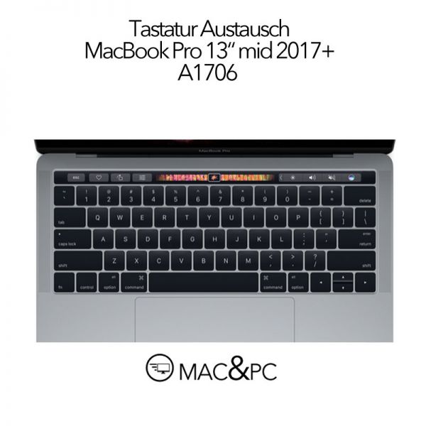 Austausch Tastatur Keyboard MacBook Pro 13" A1706 2017+