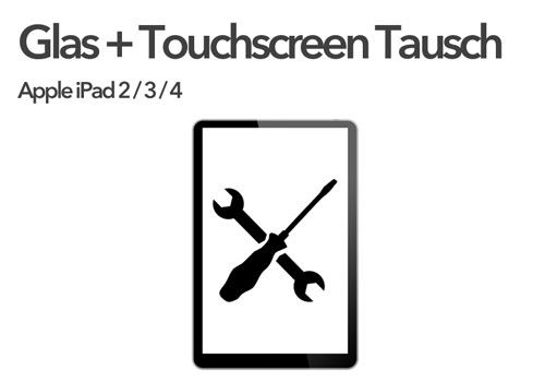 iPad Glas & Touchscreen Reparatur / Austausch