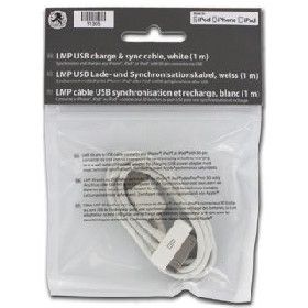 LMP Dock Connector 30-Pin zu USB Kabel, weiss, 1m