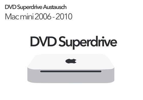 DVD Superdrive Reparatur Mac mini 2006 - 2010 A1176 A1283 A1347
