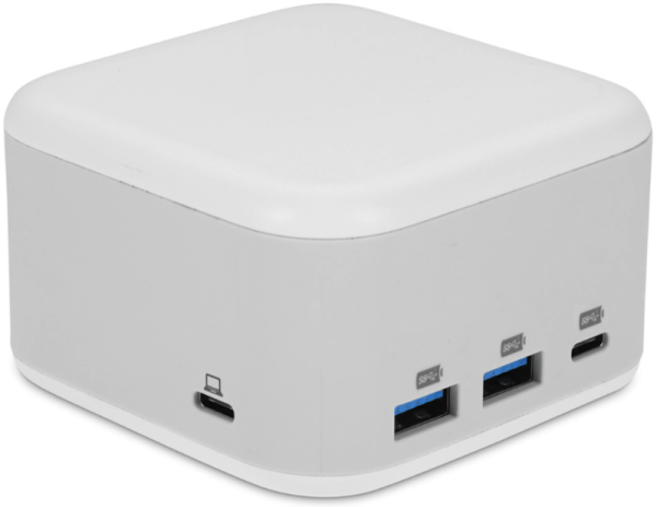 LMP USB-C PowerDock 5 Port, Dock & GaN-Netzteil 130W, silber